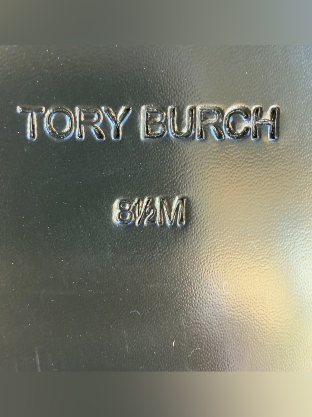 Tory Burch Ballet Mirror Sequin Navy Leather Trim Loafers US 8.5 Box NEW - Picture 11 of 14